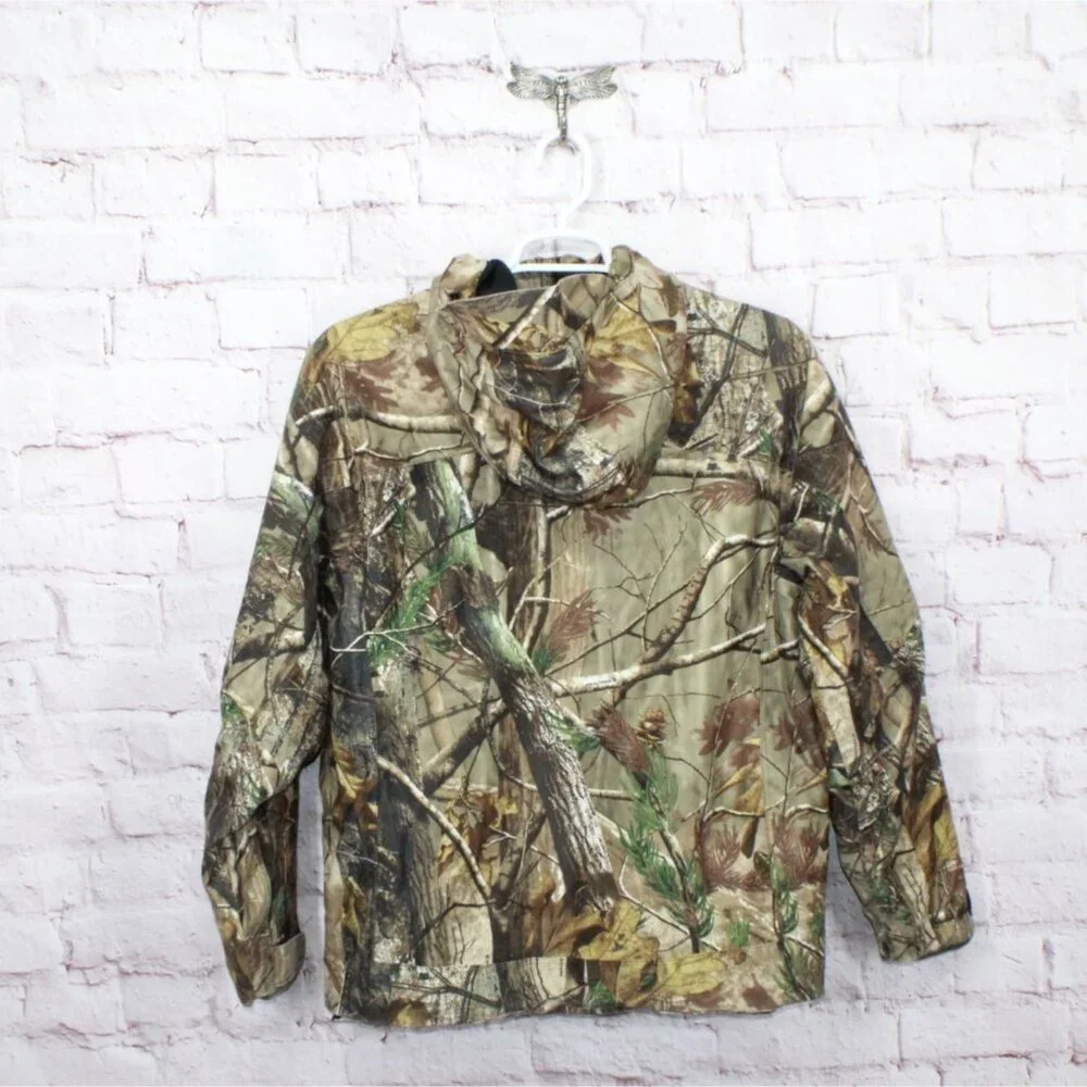 LL Bean Ridge Runner Soft Shell Hunting Jacket Camo Real tree AP Country L - Picture 6 of 11
